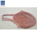 Supermarket cotton mesh shopping bag , fruit mesh bag for women